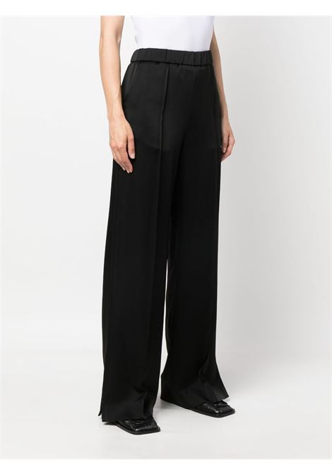 Black split-detail wide-leg trousers  - women JIL SANDER | J02KA0180J76018001