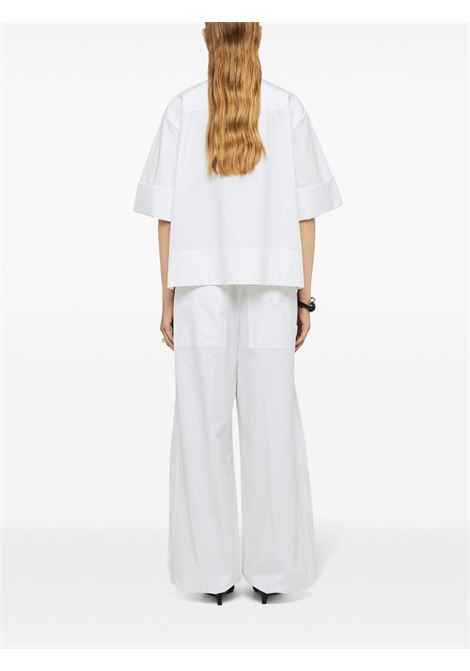 White wide-leg trousers - unisex JIL SANDER | J02KA0221J45202100