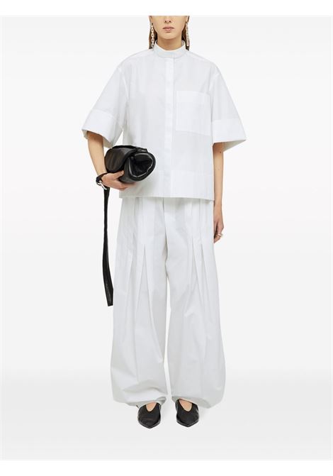 White wide-leg trousers - unisex JIL SANDER | J02KA0221J45202100