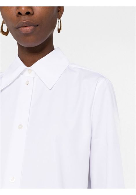 White long-sleeved shirt - women JIL SANDER | J04DL0003J45001100