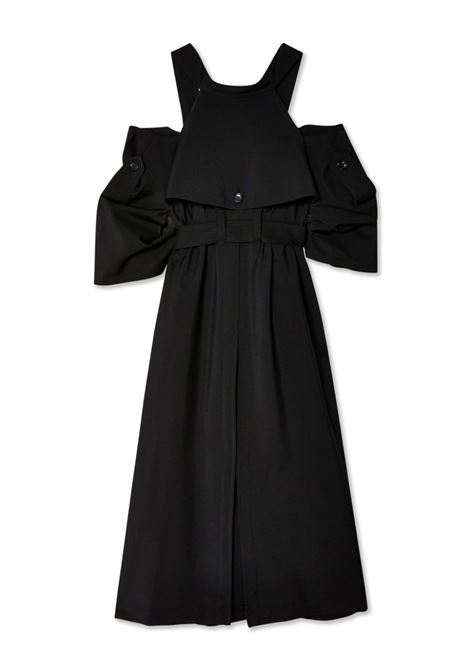 Black trench midi dress - women JUNYA WATANABE | JMO0171