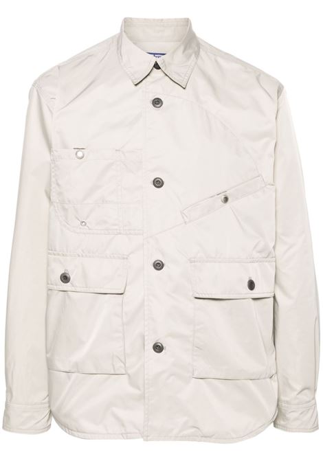 Grey multi-pocket button-up shirt jacket Junya Watanabe - men  JUNYA WATANABE | Shirts | WMB0082