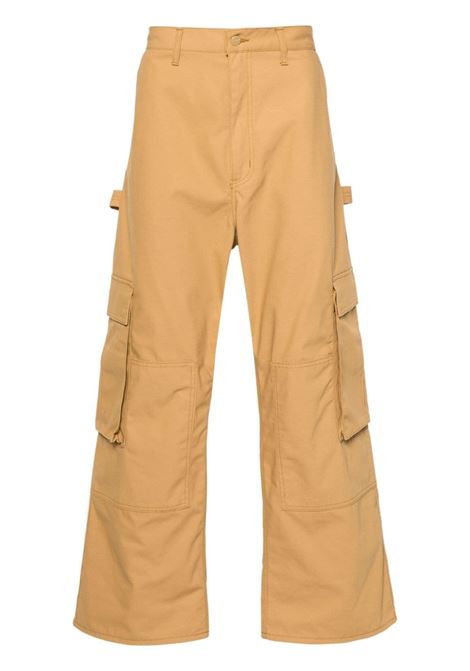  Beige x Carhartt panelled cargo trousers Junya watanabe - men JUNYA WATANABE | Trousers | WMP0192