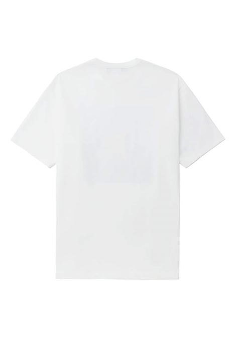 White graphic-print T-shirt Junya Watanabe - men  JUNYA WATANABE | WMT0111