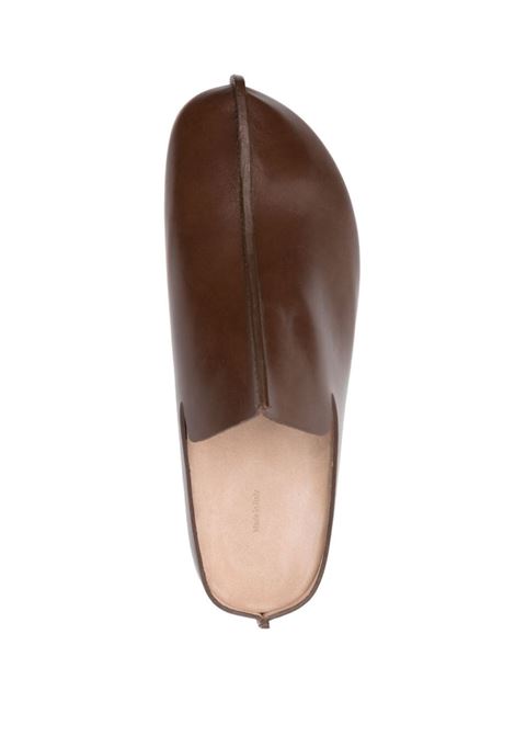 Mules con plateau in marrone - uomo JW ANDERSON | ANM42500A501