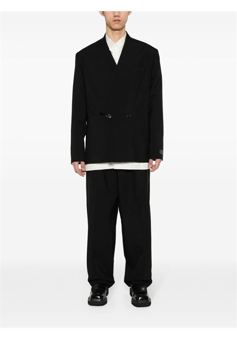 Pantaloni sartoriali con pinces in nero - uomo KENZO | FE55PA2149GE99