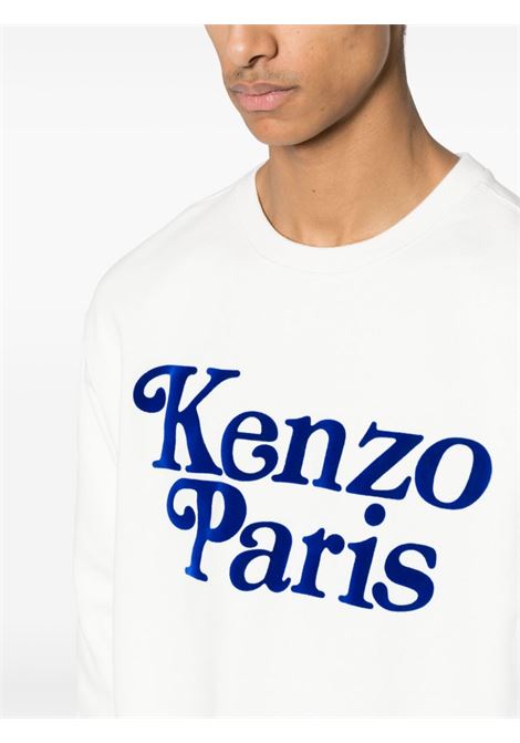Felpa Kenzo x Verdy con logo in bianco - uomo KENZO | FE55SW1464MG02