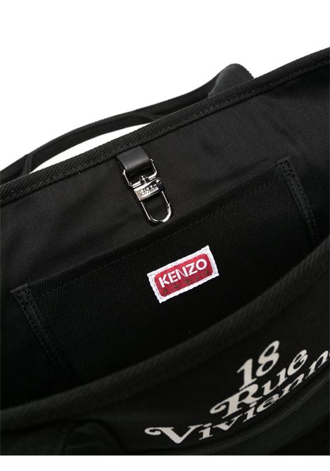 Black large utility tote bag - women KENZO | FE58SA901F3599