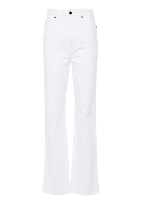 White Danielle straight-leg jeans - women KHAITE | 1032913100100