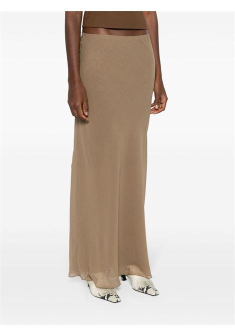 Toffe brown Mauva A-Line skirt - women KHAITE | 4118337907