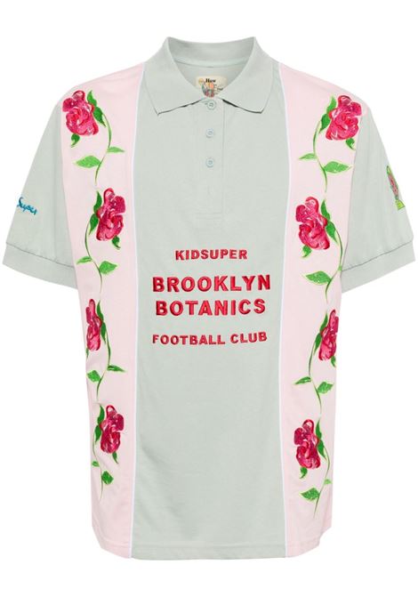 Pink Brooklyn Botanics polo shirt - men