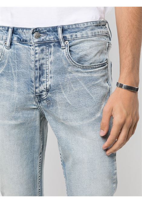 Blue Punk straight-leg denim jeans - men KSUBI | 5000004377DNM