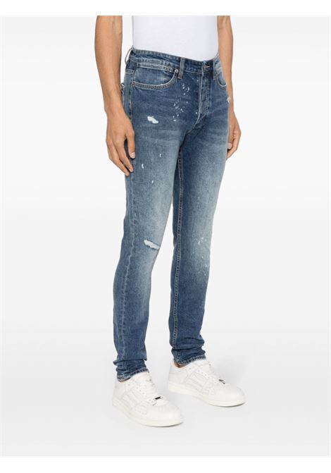 Blue Van Winkle Kulture Trashed mid-rise skinny jeans - men KSUBI | MSP24DJ009DNM