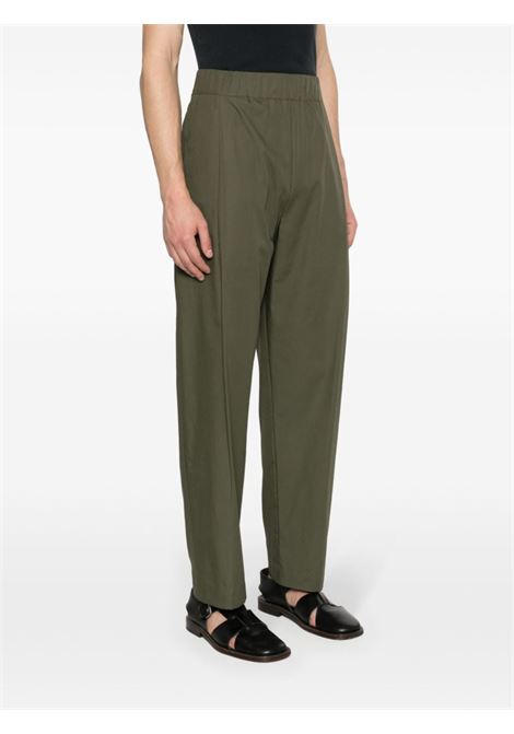 Green tapered trousers - men LANEUS | S4LAMAPA049082