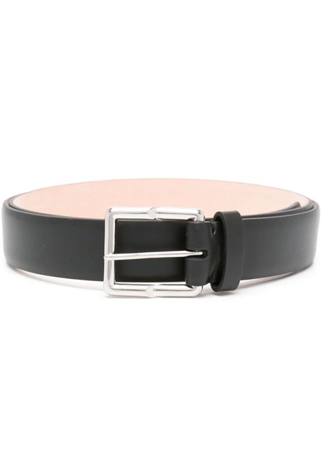 Black engraved-buckle belt - women LANVIN | AMBEMB11GAN210