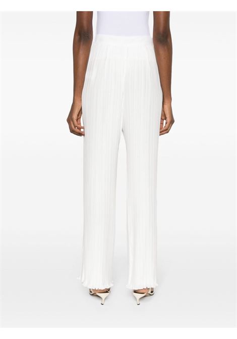 White straight-leg pleated trousers - women LANVIN | RWTR00085904001