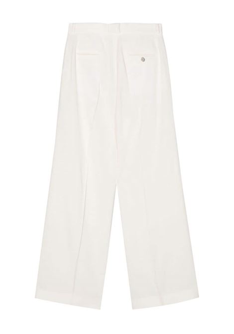 White straight-leg trousers - women LANVIN | RWTR00105874041