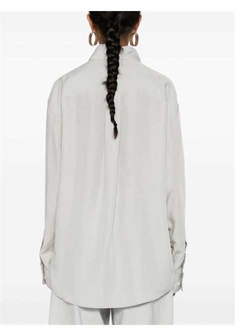 Camicia con tasche a maniche lunghe in grigio - donna LEMAIRE | SH1089LF1126BK888