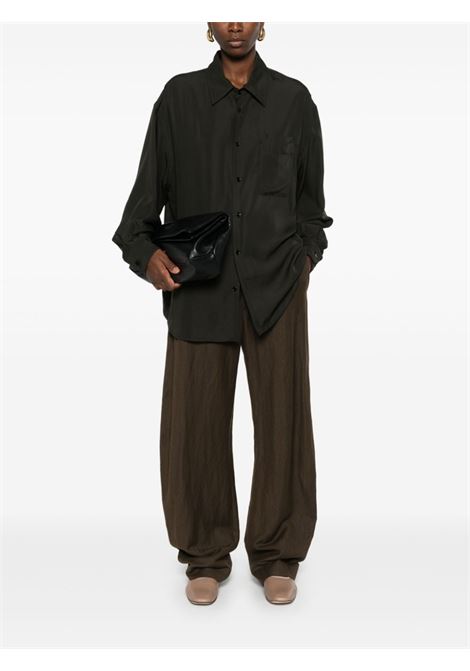Camicia con tasche in marrone - unisex LEMAIRE | SH1089LF1126BR507