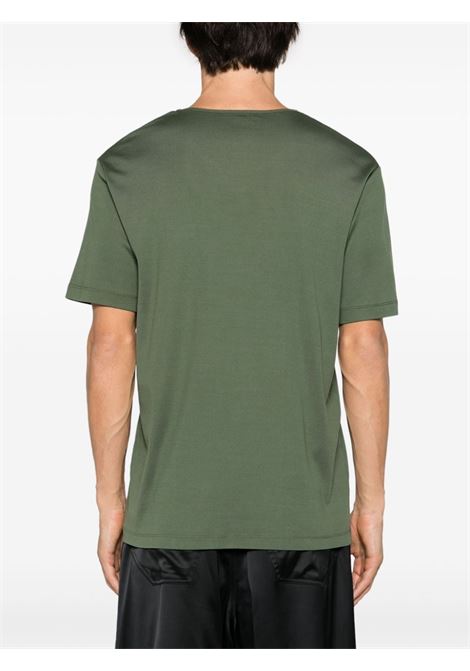 T-shirt a girocollo in verde - uomo LEMAIRE | TO1109LJ1016GR627
