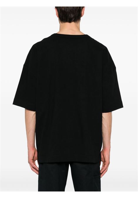 T-shirt con taschino in nero  - uomo LEMAIRE | TO1165LJ1010BK999