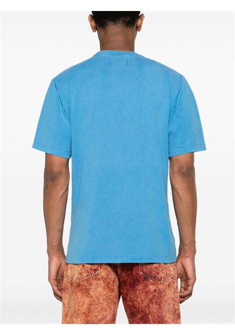 T-shirt con stampa in blu - uomo LIBERAL YOUTH MINISTRY | LYM05T1031