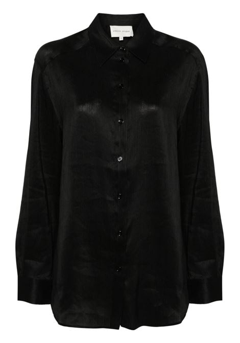 Black Canisa oversized shirt - women LOULOU STUDIO | Shirts | CANISABLK