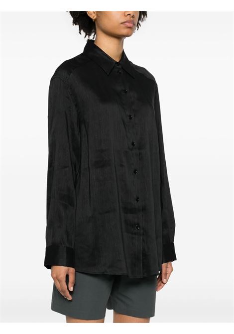 Camicia oversize canisa in nero - donna LOULOU STUDIO | CANISABLK