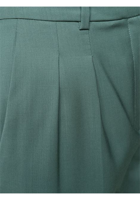 Pantaloni sartoriali in verde - donna LOULOU STUDIO | SBIRUFMGRN