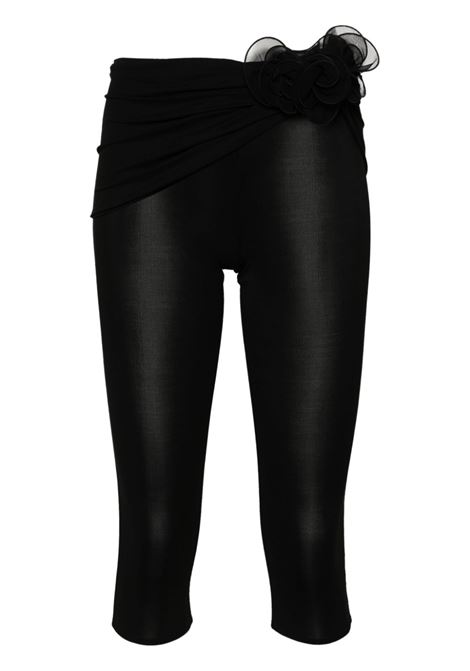 Black slit-detail leggings - women - COPERNI 
