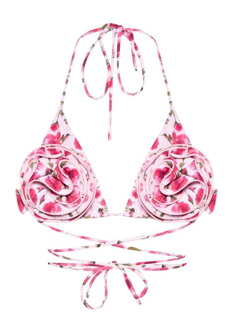 Pink floral-print bikini top - women MAGDA BUTRYM | 803424PNK