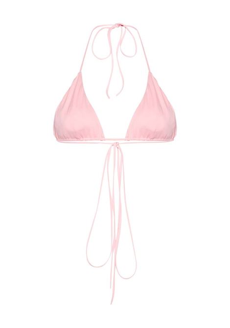 Top bikini con applicazione a fiori in rosa - donna MAGDA BUTRYM | 810424PNK