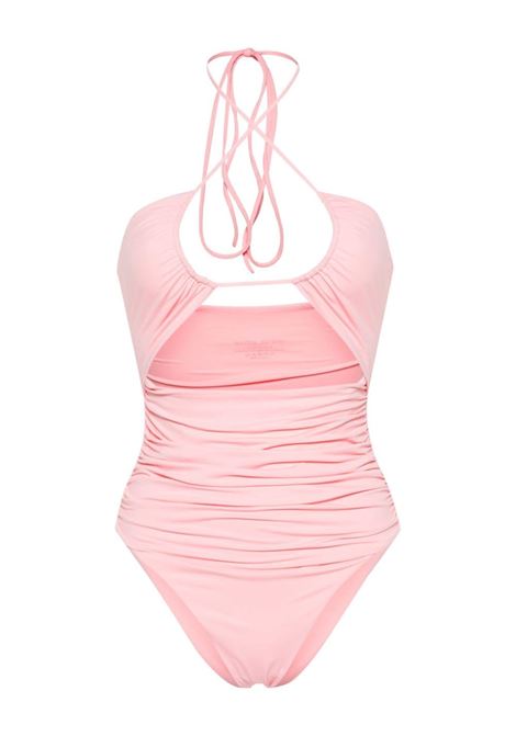 Pink Cross halterneck swimsuit - women MAGDA BUTRYM | 820424PNK