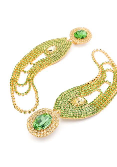 Orecchini pendenti con cristalli in verde Magda Bytrum - donna MAGDA BUTRYM | 913524GRN