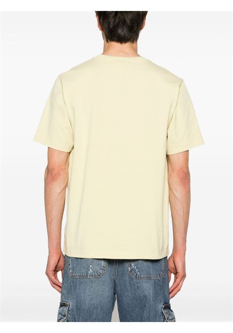 T-shirt Handwriting Comfort in giallo - uomo MAISON KITSUNÉ | MM00101KJ0118P712