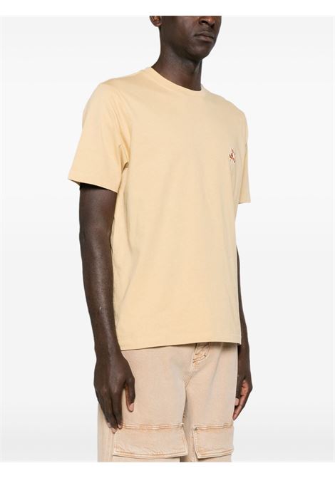 Yellow Speedy Fox-patch T-shirt - men MAISON KITSUNÉ | MM00125KJ0008P239