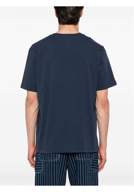 Blue Fox-motif T-shirt - men MAISON KITSUNÉ | MM00125KJ0008P476