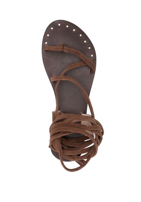 Sandali con cinturini in marrone - donna MANEBI | L74Y0CHCLT