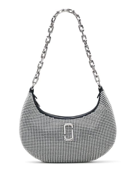 Silver the small curve shoulder bag  - women 