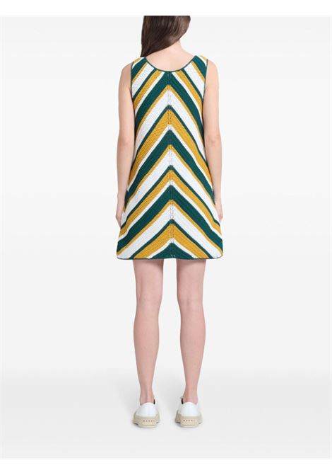 Multicolour striped knitted mini dress Marni - women MARNI | ABMD0228Q0UFCB27RGV85