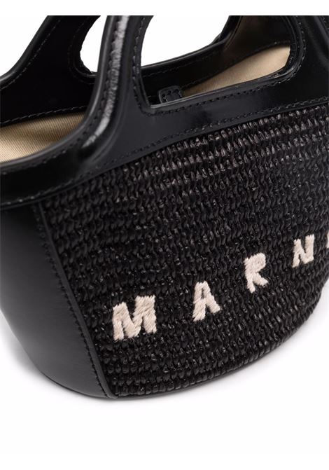Black Tropicalia logo-embroidered mini bag - women  MARNI | BMMP0067Q0P386000N99