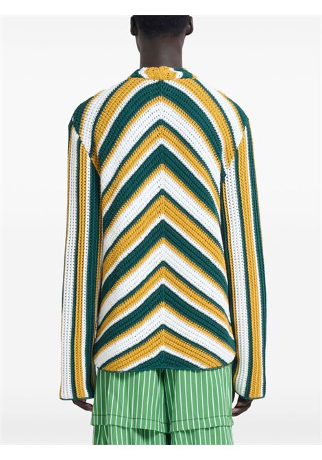 Multicolored striped cardigan Marni - men  MARNI | CDMG0132Q1UFCB27RGV85