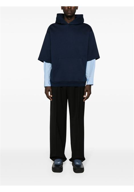 Blue layered-design sweatshirt - men MARNI | FUMU0110Q6UTC30100B95