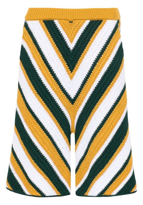 Pantaloni in maglia a righe multicolore di Marni - uomo MARNI | Pantaloni | PUMG0044Q0UFCB27RGV85
