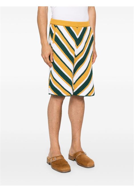 Multicolour intarsia-knit trousers Marni - men MARNI | PUMG0044Q0UFCB27RGV85