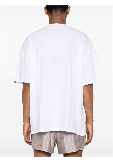 White bunny-print T-shirt - men MARTINE ROSE | MRSS24621BWHTNOISYBUNNY