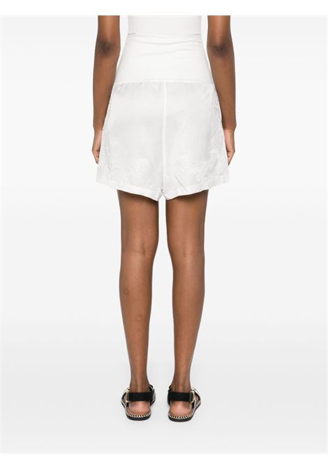 White lace-panelling shorts Maurizio - women MAURIZIO | W01071277MZS4MAT24