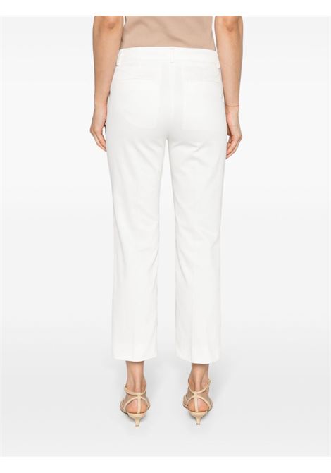White mid-rise cropped trousers Maxmar Sportmax - women MAXMARA SPORTMAX | 2412131052600001