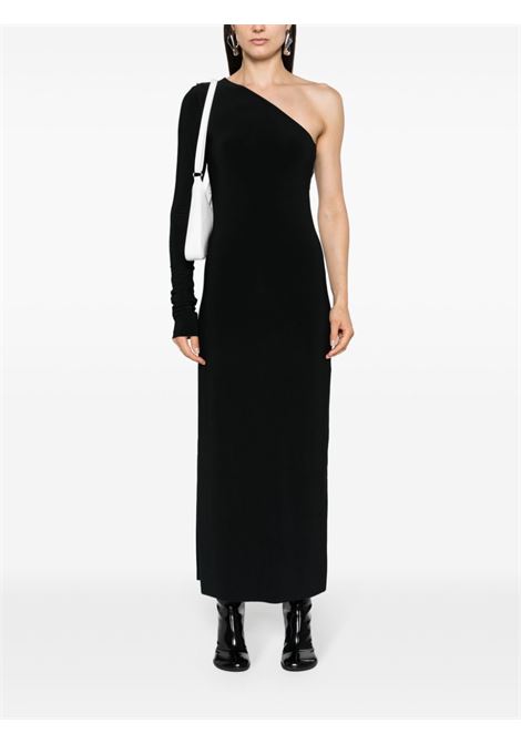 Black cartone asymmetric dress - women MAXMARA SPORTMAX | 2412621022600004