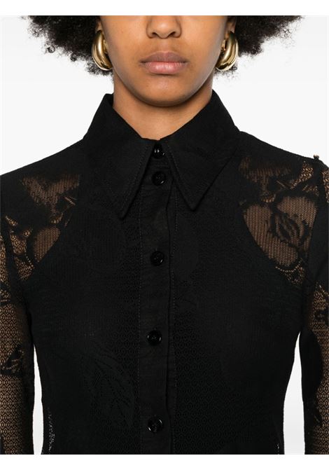 Black Canosa floral-lace midi dress - women MAXMARA SPORTMAX | 2412631012600002